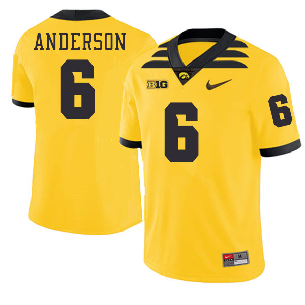 Seth Anderson Iowa Jersey,University Of Iowa Hawkeyes Fotoball Uniforms,Jersey,Gears-Throwback